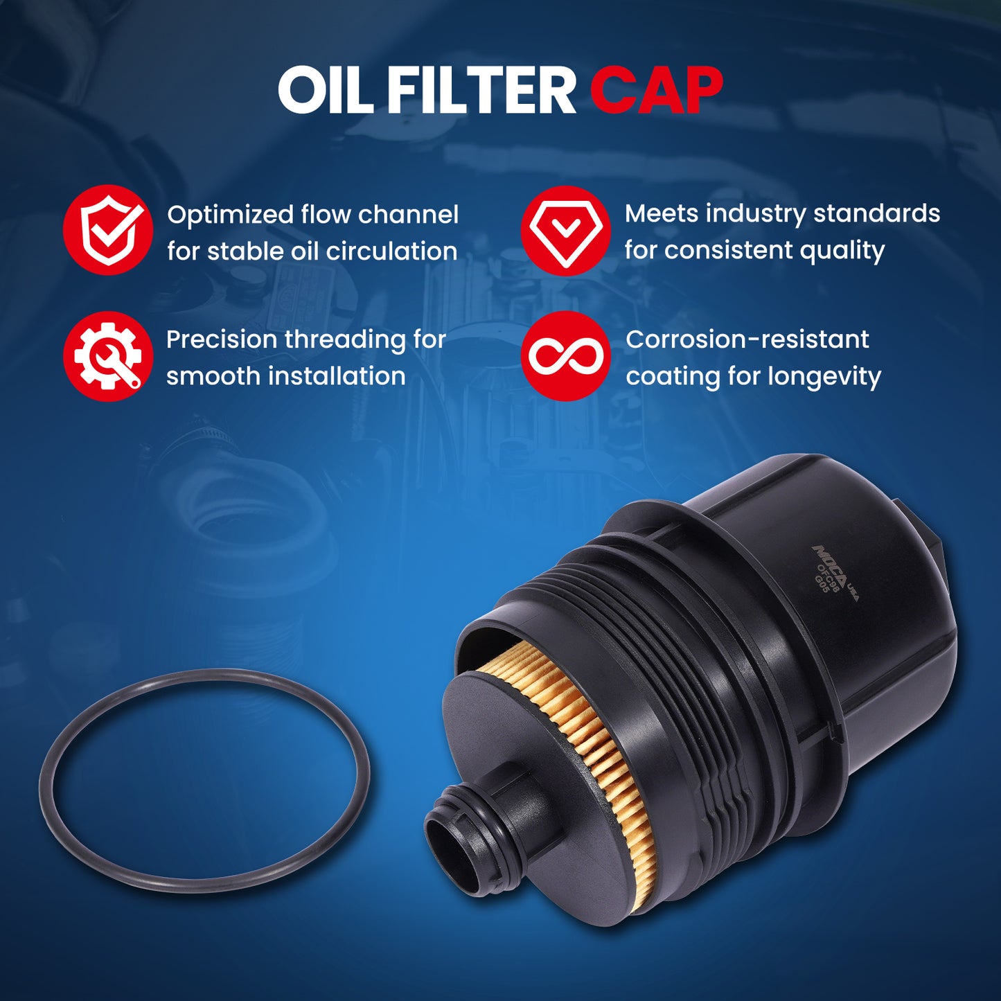 MOCA Engine Oil Filter Cap - OFC98