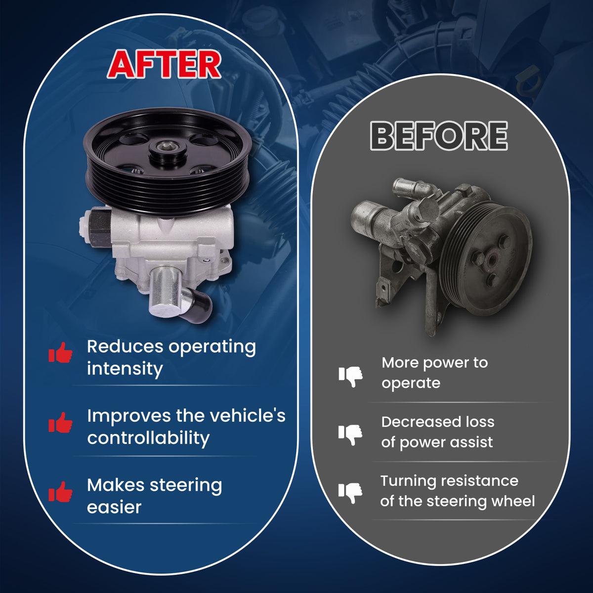 MOCA Power Steering Pump - PSP1009