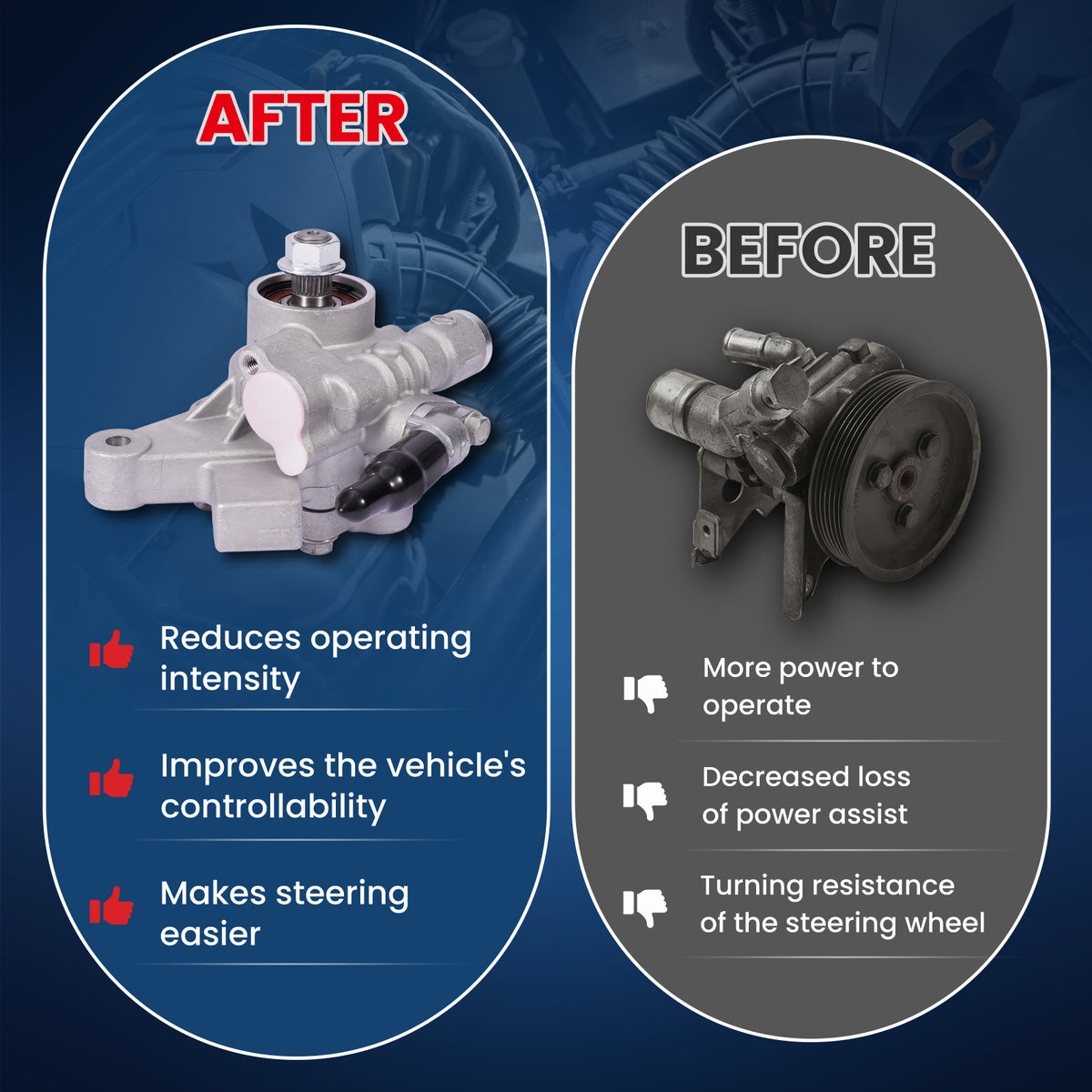 MOCA Power Steering Pump - PSP5066