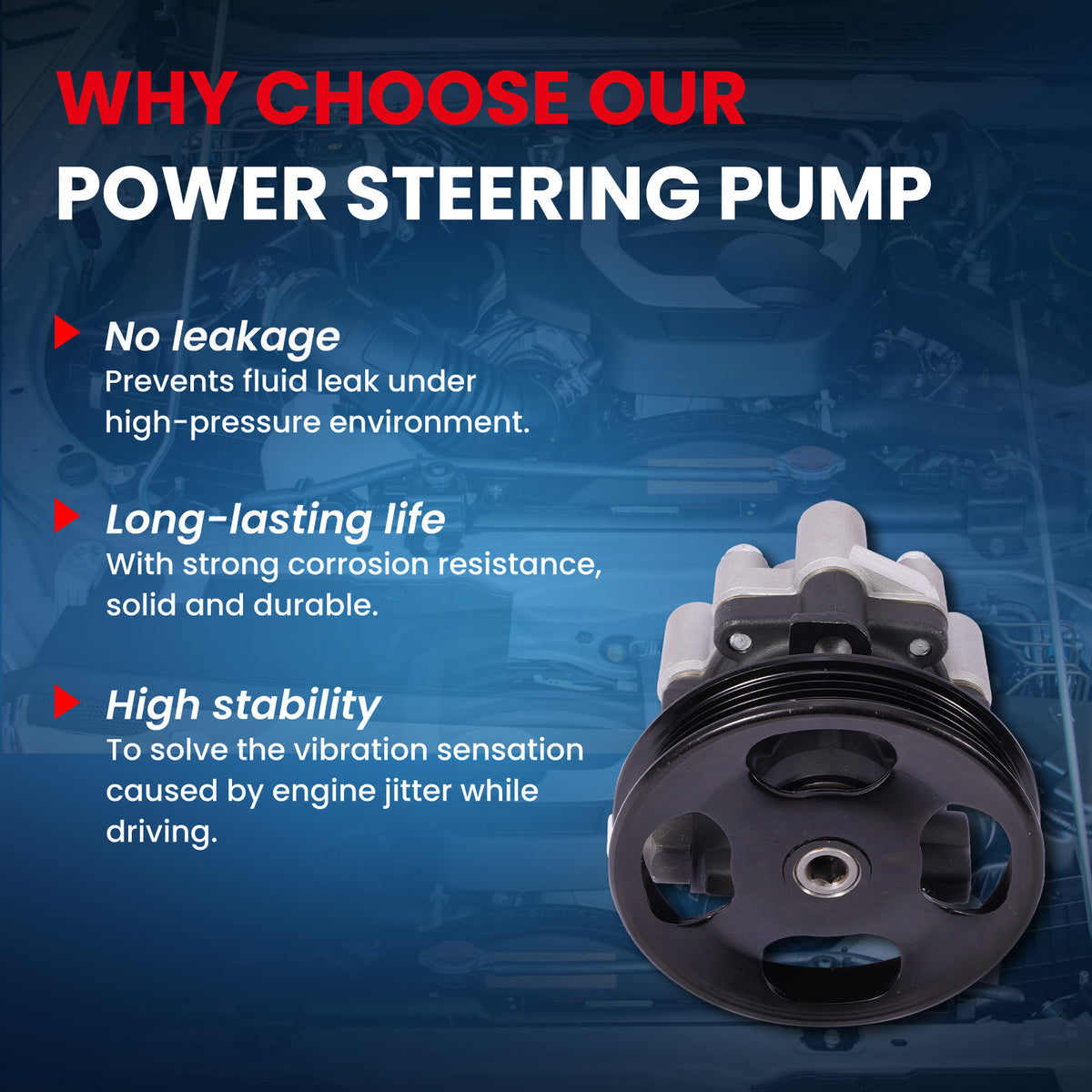 MOCA Power Steering Pump - PSP5248