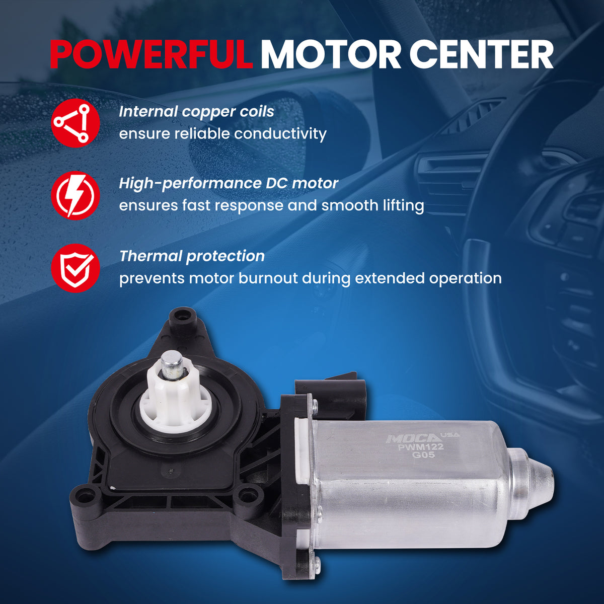 MOCA Window Motor - PWM122