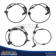 Sensor de velocidad ABS MOCA 4X delantero, trasero, izquierdo y derecho para Chrysler 300 (2005-2010), Dodge Charger (2006-2010) y Dodge Magnum (2005-2008)