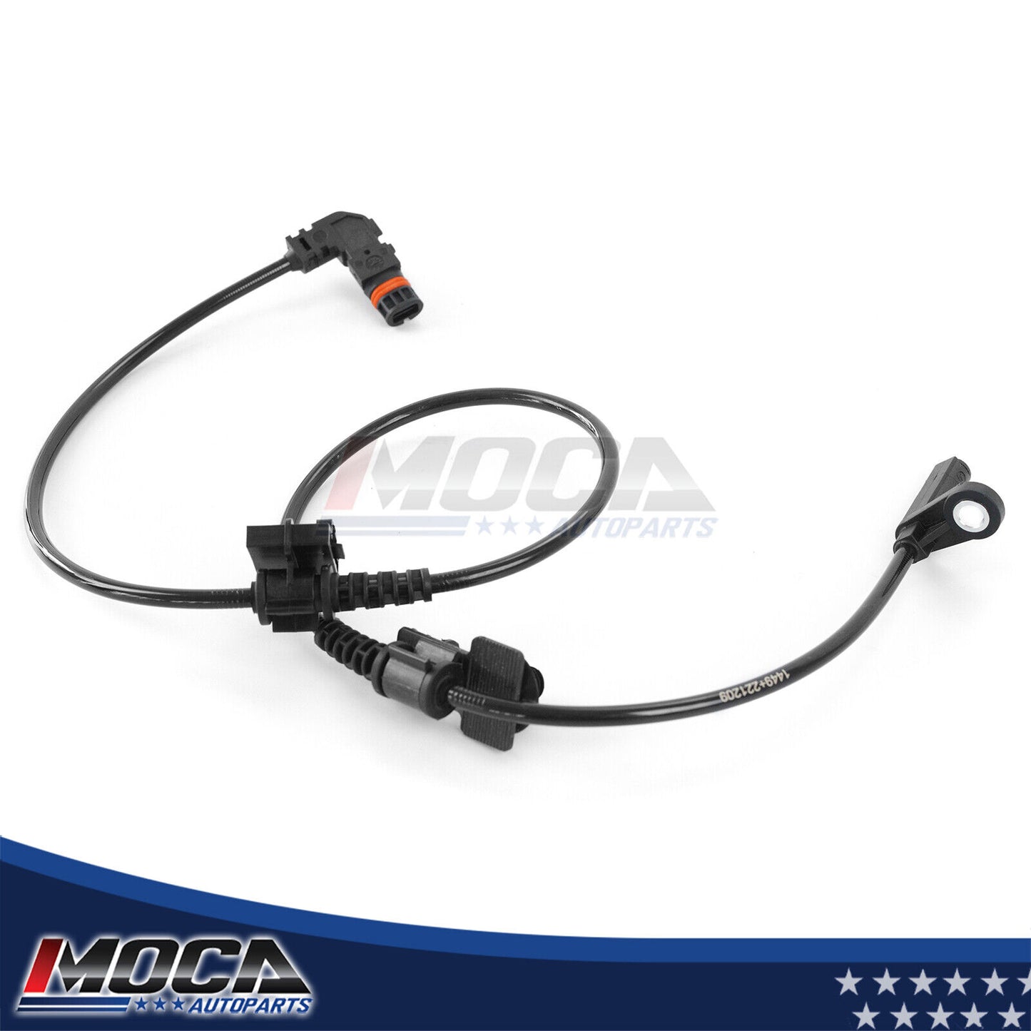 Sensor de velocidad de rueda ABS delantero izquierdo y derecho MOCA para Chrysler 300 2005-2010, Dodge Charger 2006-2010 y Dodge Magnum 2005-2008