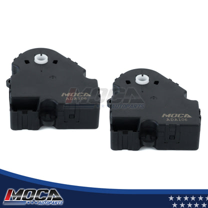 Actuador de puerta MOCA para mezcla de aire acondicionado y calefacción (2 unidades) compatible con Chevrolet Silverado 1500, 1500 HD, 2500 HD (1999-2013), GMC Yukon XL (2000-2014) y Hummer H2 (2003-2009)