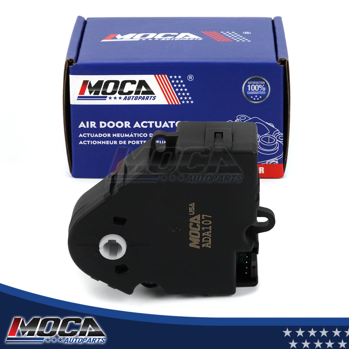 Actuador de puerta de mezcla de aire de calefacción MOCA 604-107 HVAC apto para Buick Regal 1997-2004, Chevrolet C3500 1995-2002, GMC Yukon 1995-1999, Oldsmobile Intrigue 1998-2002 y Pontiac Grand Am 1999-2005