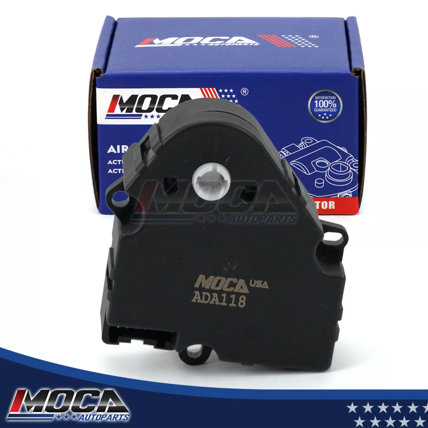 Actuador de puerta de mezcla de aire del calentador MOCA 604-118 HVAC, compatible con Buick LeSabre 2000-2005 y Pontiac Bonneville 2000-2005
