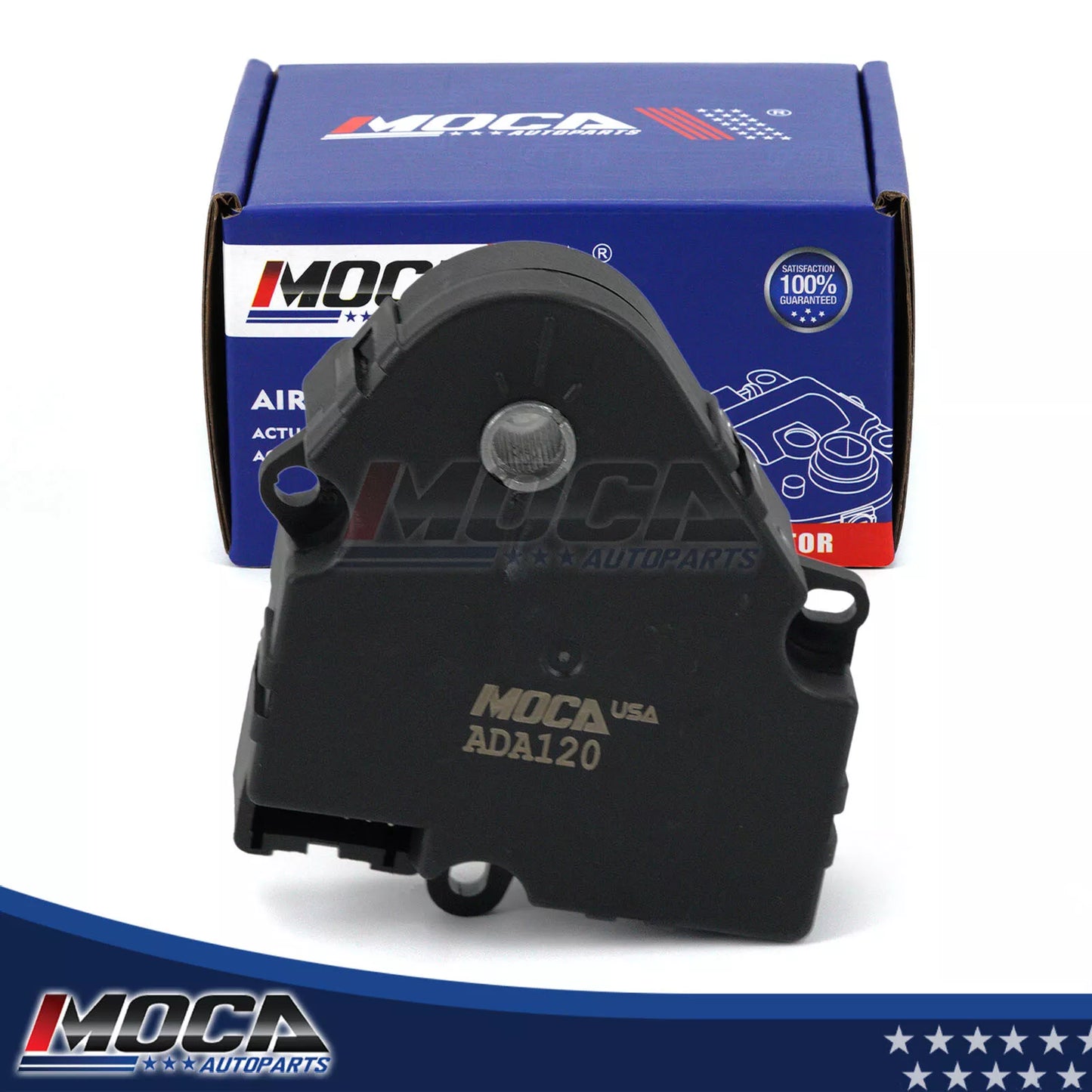 Actuador de puerta de mezcla de aire de calefacción MOCA 604-120 HVAC. Compatible con Cadillac Escalade 6.0L (2002-2006), Chevrolet Silverado 1500 4.3L, 4.8L y 5.3L (1999-2006) y GMC Sierra 2500 6.0L (1999-2004).