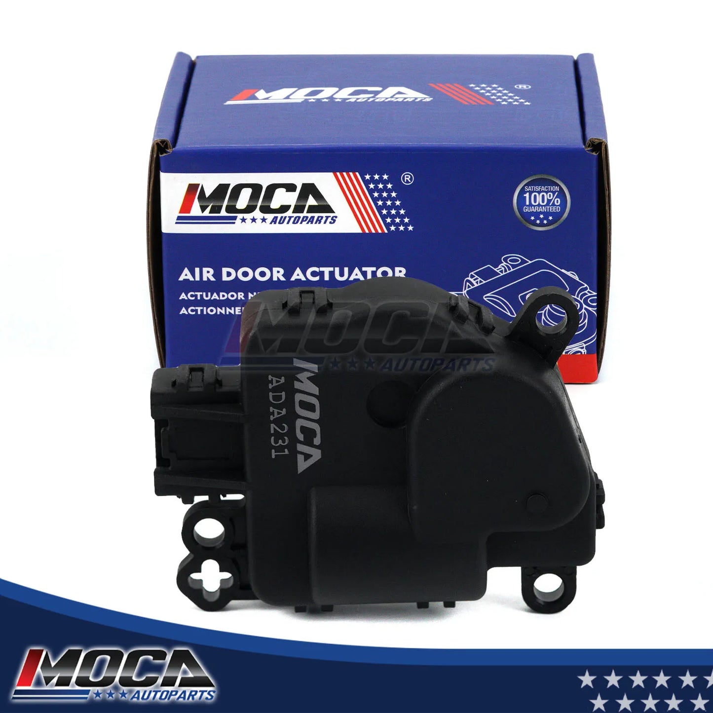 Actuador de puerta de mezcla de aire del calentador MOCA 604-231 HVAC, compatible con Ford Five Hundred Freestyle 2005-2007, Ford Mustang 2005-2009 y Mercury Montego 2005-2007