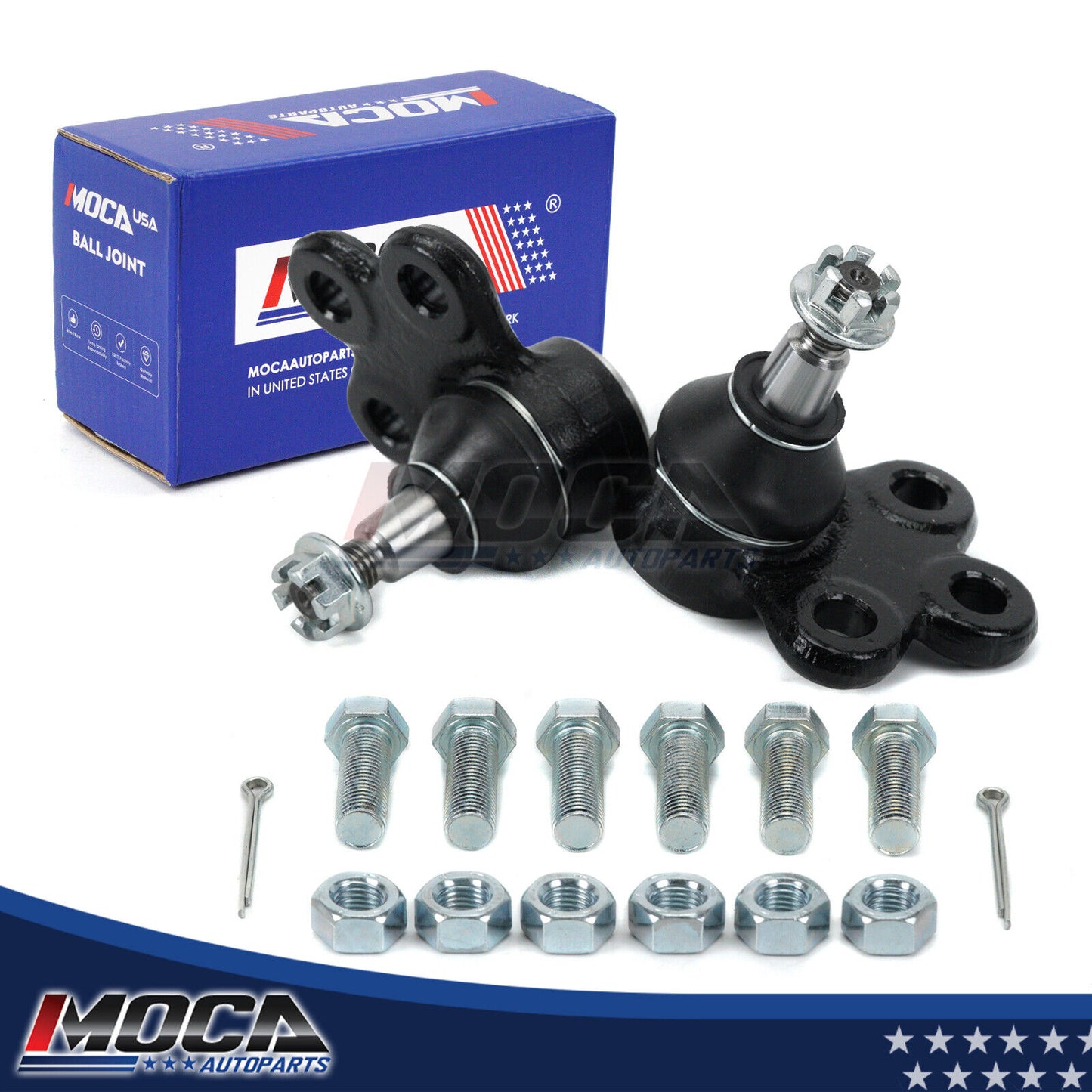 2 rótulas inferiores delanteras MOCA compatibles con Buick Century (1997-2005), Cadillac Eldorado (1997-2002), Saturn Vue (2002-2010) y Suzuki XL-7 (2007-2009)