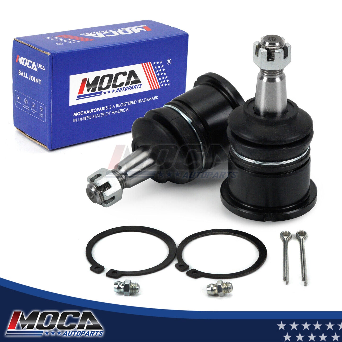 2 rótulas superiores delanteras MOCA compatibles con Ford Expedition (1997-2002) y Lincoln Navigator (1998-2002)