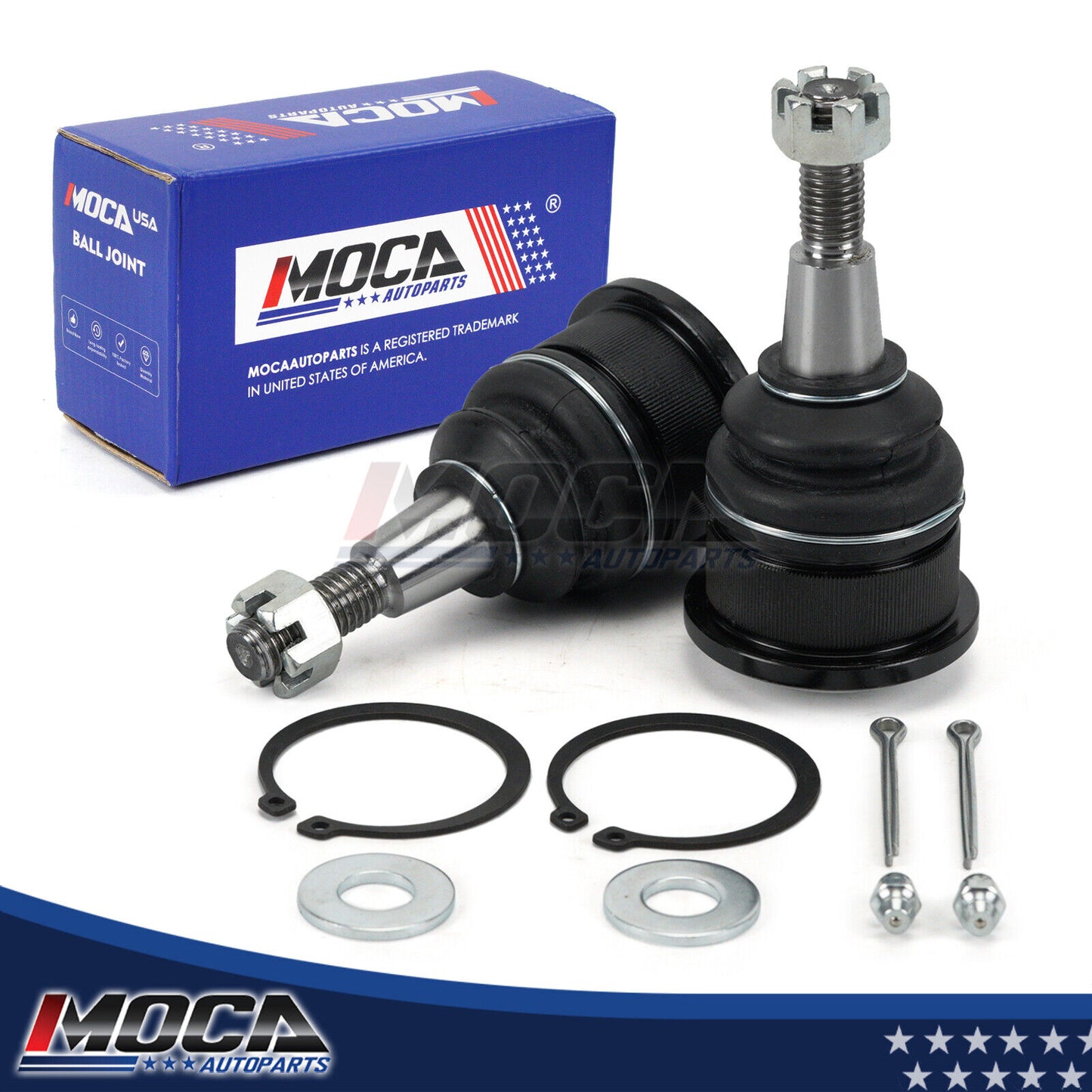 2 rótulas superiores delanteras MOCA compatibles con Chevrolet Express 2500 y 3500 (2003-2023), GMC Sierra 2500 (1999-2004) y Hummer H2 (2003-2009)