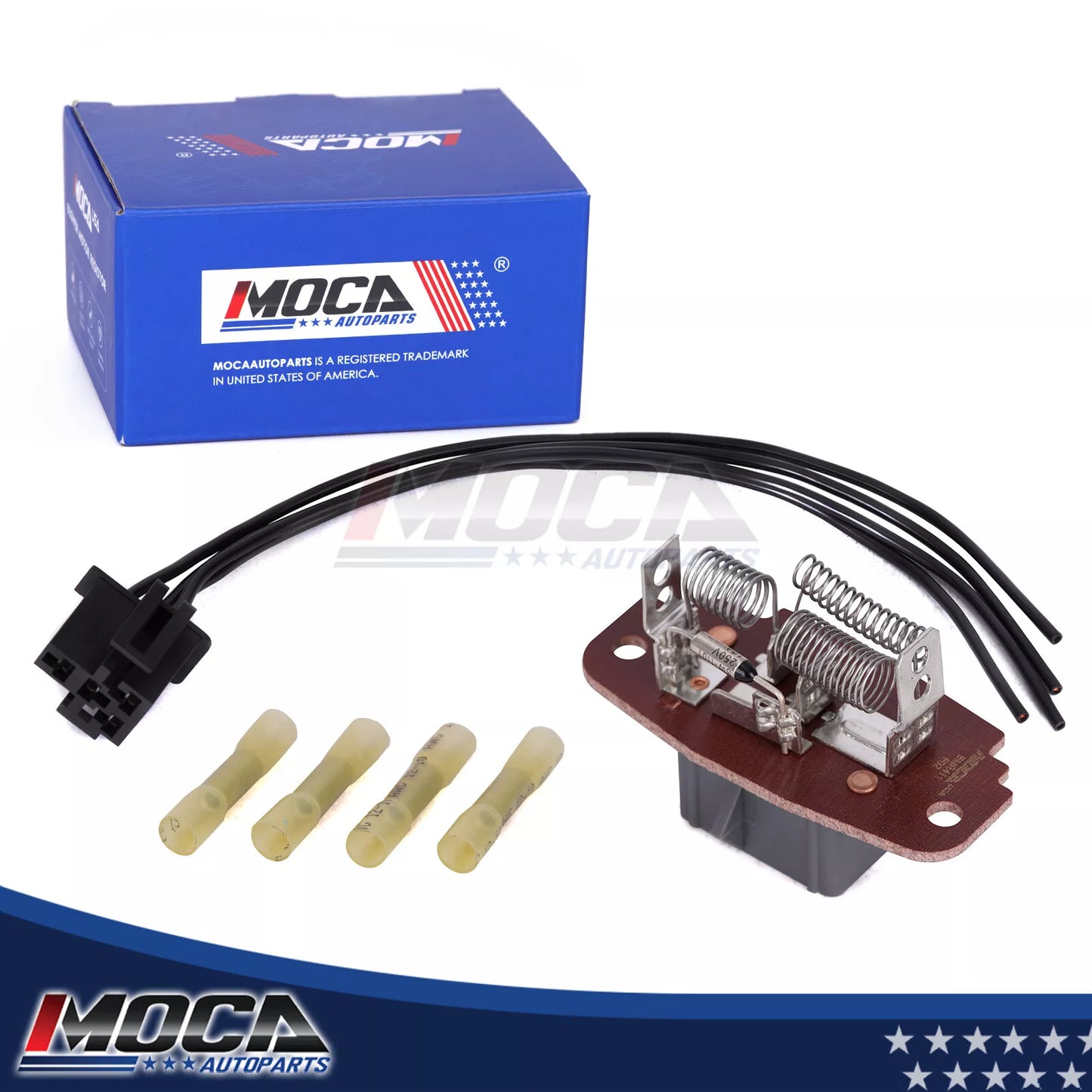 Kit de resistencia de motor de ventilador de HVAC MOCA 973-411 con arnés, compatible con Ford Ranger Explorer 1995-2001 y Mercury Mountaineer 1997-2001