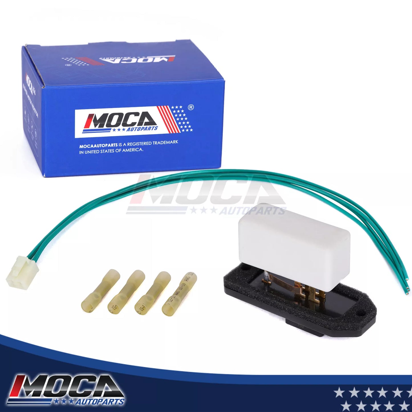 MOCA 973-421 HVAC Blower Motor Resistor Kit with Harness Fit for 1994-2001 Dodge Ram 1500 & 1993-1999 Jeep Grand Cherokee