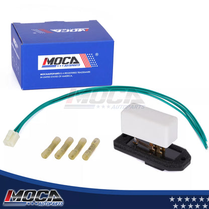 MOCA 973-421 HVAC Blower Motor Resistor Kit with Harness Fit for 1994-2001 Dodge Ram 1500 & 1993-1999 Jeep Grand Cherokee