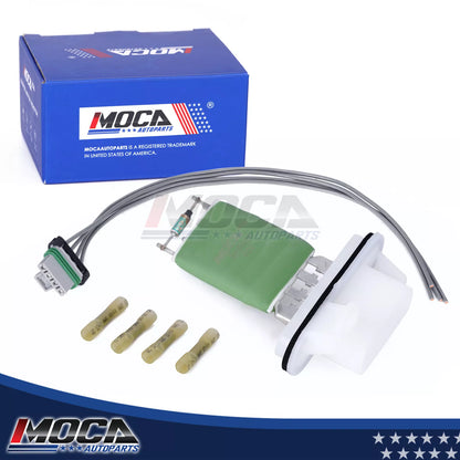 MOCA 973-434 HVAC Blower Motor Resistor Kit with Harness Fit for 2003-2006 Chevrolet SSR & 2004-2012 Chevrolet Colorado & 2004-2012 GMC Canyon