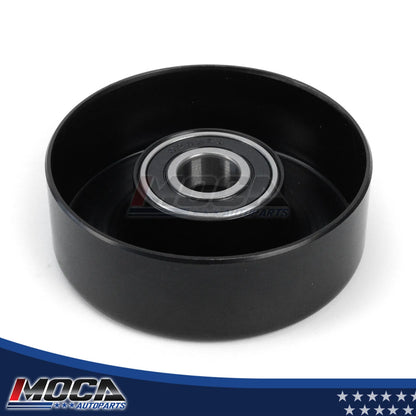 MOCA 36299 Polea tensora para correa de transmisión, compatible con Cadillac Escalade (2003-2014), Chevrolet Express 2500 y 3500 (2003-2020) y Hummer H2 (2003-2009)