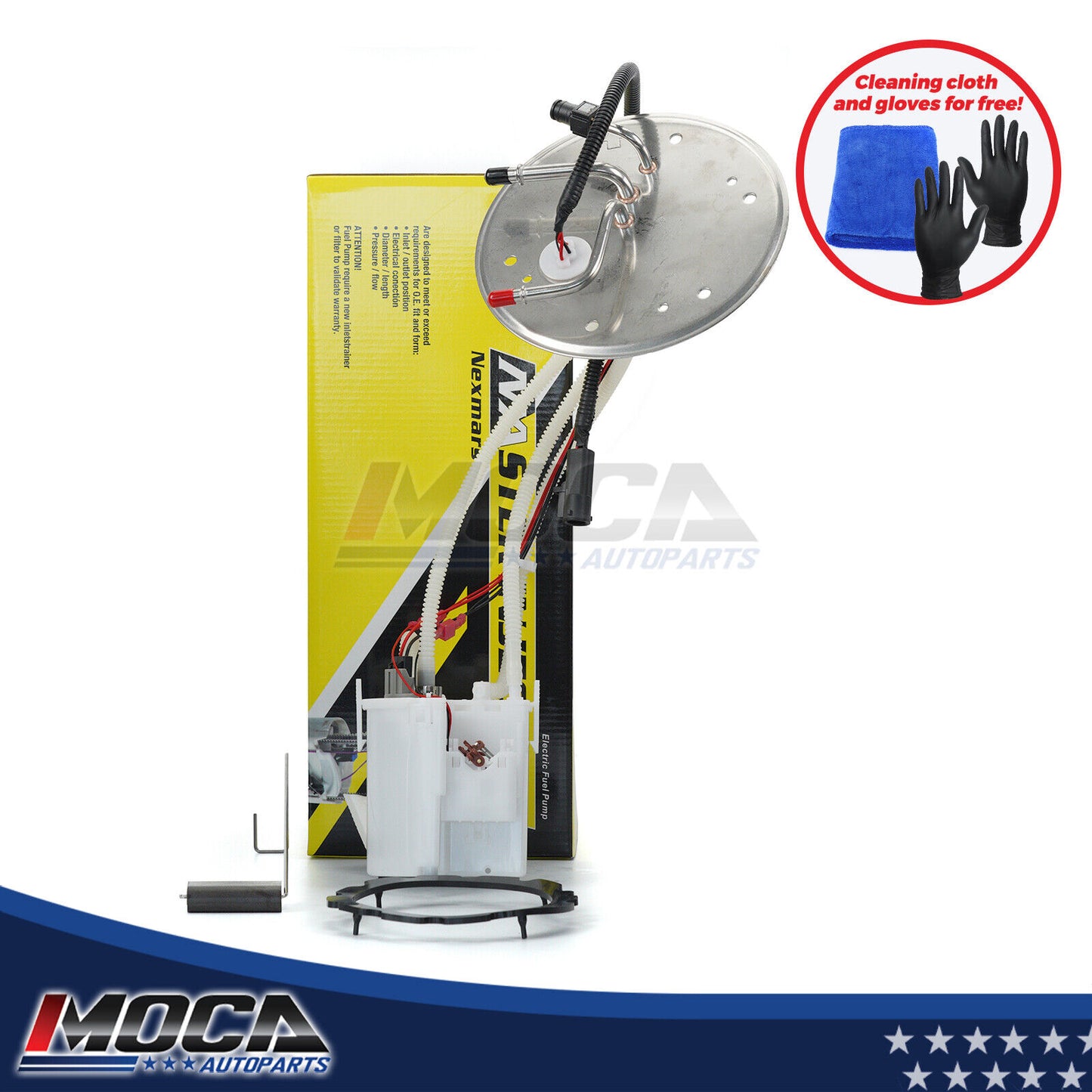 Conjunto de módulo de bomba de combustible eléctrica compatible con Ford F-250, F-350, F-450 y F-550 Super Duty 2000-2004