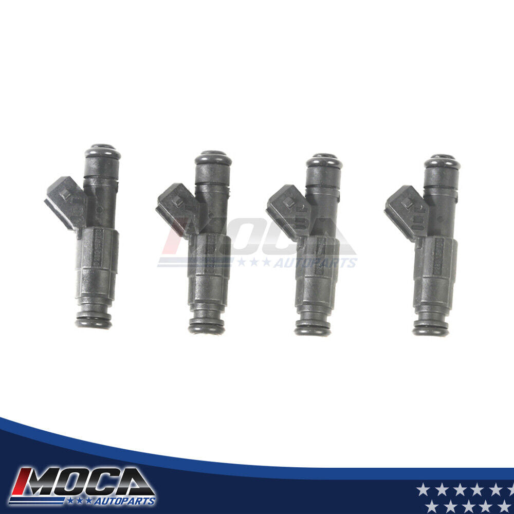 Juego de inyectores de combustible MOCA de 4 piezas para Jeep Wrangler BMW M3 (1987-1998, 4,0 L, 2,5 L, 3,2 L, 5,9 L y 5,2 L)