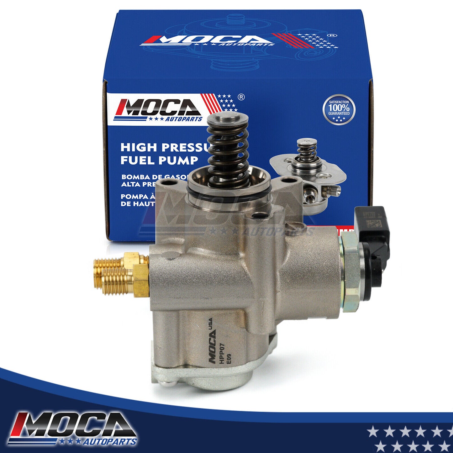 Bomba de combustible de alta presión izquierda MOCA compatible con Audi R8 V8 4.2L 2009-2012 y Audi S5 V8 4.2L 2010-2012