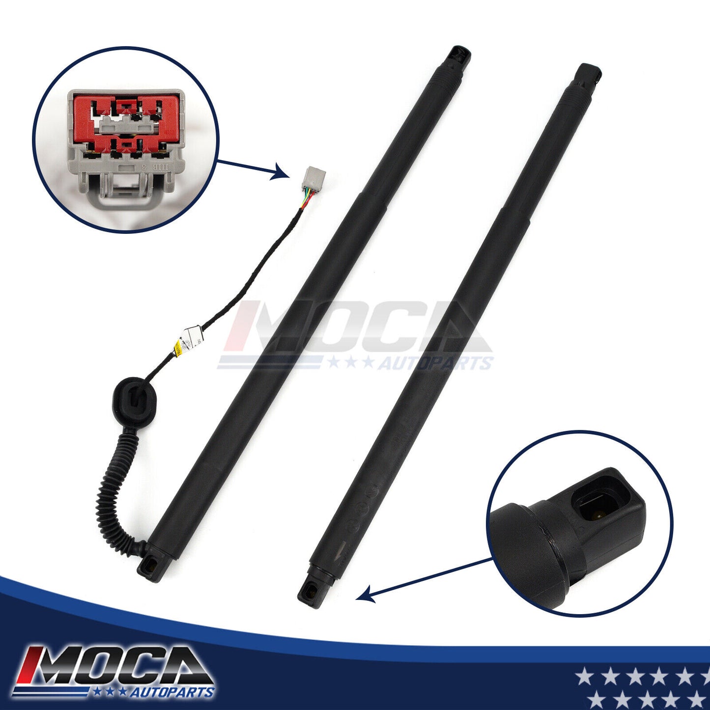MOCA - 2 soportes de elevación eléctrica para portón trasero izquierdo y derecho, compatibles con Cadillac Escalade ESV 2015-2019, Chevrolet Tahoe 2015-2019 y GMC Yukon 2015-2019