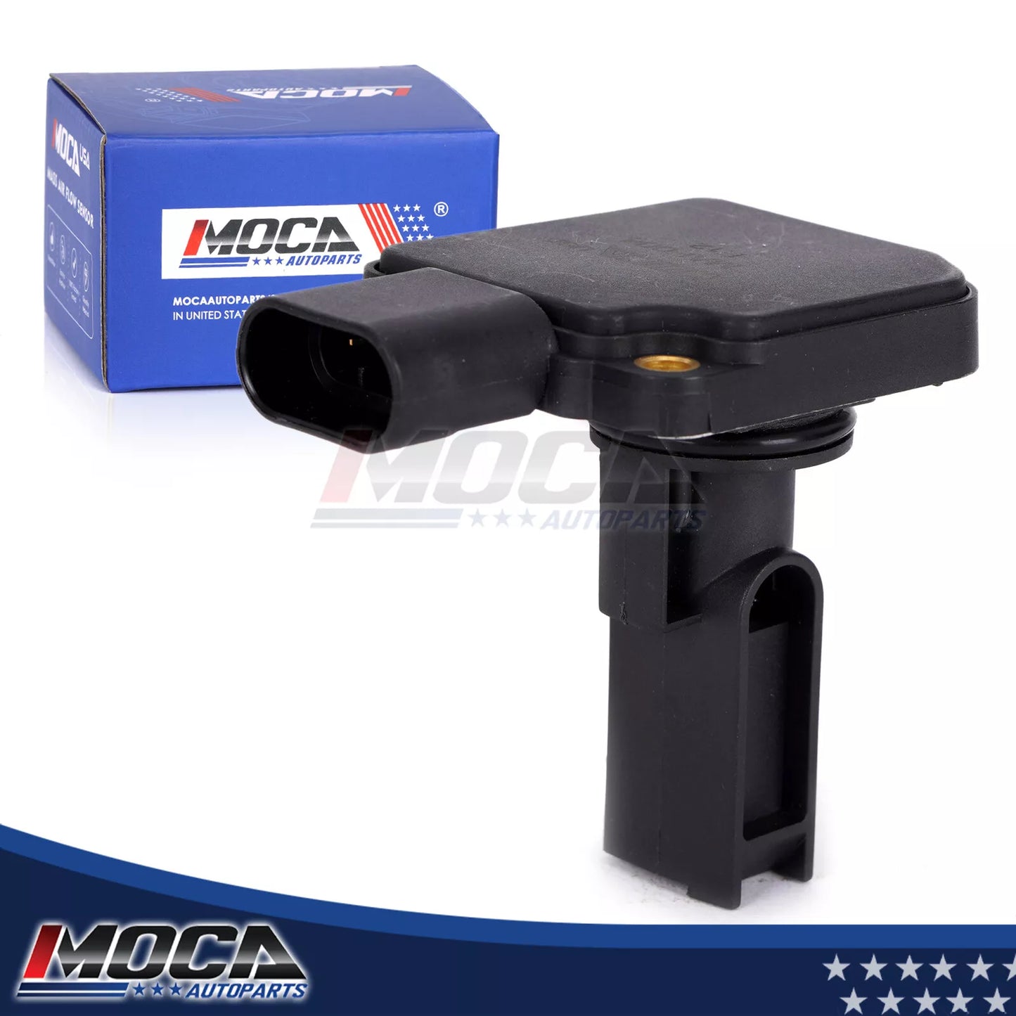 Sensor de flujo de aire masivo MOCA compatible con Buick LeSabre 3.8L (1999-2005), Chevrolet Impala 3.8L (2000-2005) y Pontiac Grand Prix 3.8L (1999-2003)