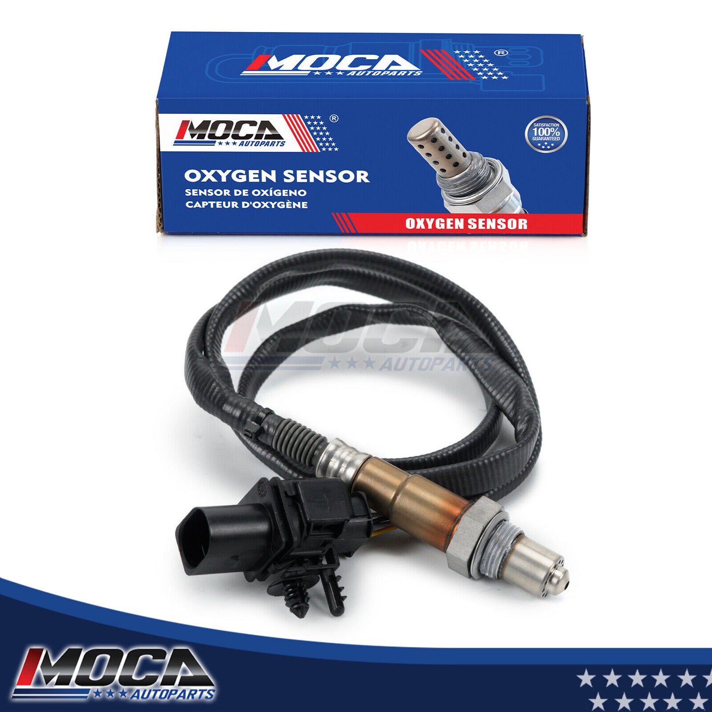 Sensor de oxígeno MOCA Upstream O2 compatible con Chevrolet Cruze 1.4L 1.8L 2011-2015 y Ford Escape 2.5L 2011-2015 y Honda Odyssey 3.5L 2011-2015 y Toyota Camry RAV4 2.5L 3.5L 2011-2015