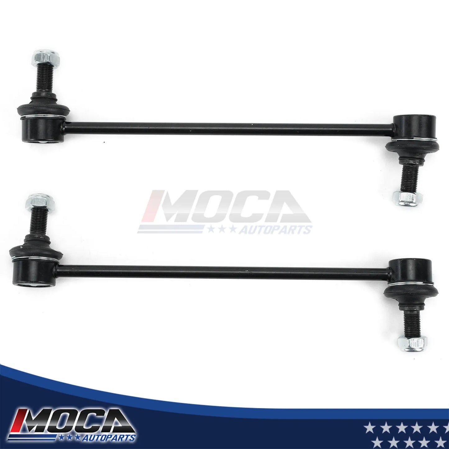 Enlace de extremo de barra estabilizadora delantera MOCA 2X compatible con Dodge Journey 2.4L 3.6L DOHC 2009-2018