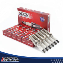 Bujías MOCA (6 unidades) compatibles con Chevrolet, Cadillac, Ford F150, GMC, Land Rover, Lincoln y Mazda.