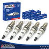 MOCA 5PCS Spark Plugs Fit for 2008-2010 Volkswagen Beetle 2.5L & 2010-2014 Volkswagen Golf 2.5L & 2007-2014 Volkswagen Jetta 2.5L