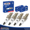 MOCA 4PCS Spark Plugs Fit for 1997-2000 Acura EL 1.6L & 2007-2012 Dodge Caliber 2.0L & 1999-2003 Mazda Protege 1.6L & 2008-2009 Saturn Astra 1.8L