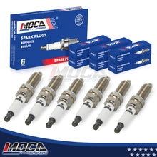Bujías MOCA (6 unidades) compatibles con Acura RDX 3.5L (2013-2018), Acura TSX 2.4L (2009-2014), Dodge Grand Caravan 3.6L (2011-2020), Honda Ridgeline 3.5L (2009-2019) y Kia Cadenza 3.3L (2014-2020)