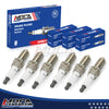 MOCA 6PCS Spark Plugs Fit for 2008-2010 Dodge Dakota 4.7L & 2009-2012 Hyundai Genesis 4.6L & 2007-2010 Kia Magentis 2.7L & 2004-2007 Mitsubishi Murano 3.5L