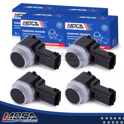 Sensor de asistencia de estacionamiento MOCA de 4 piezas compatible con Ford F-150 y Ford F-250, F-350, F-450 y F-550 Super Duty (2015-2020)