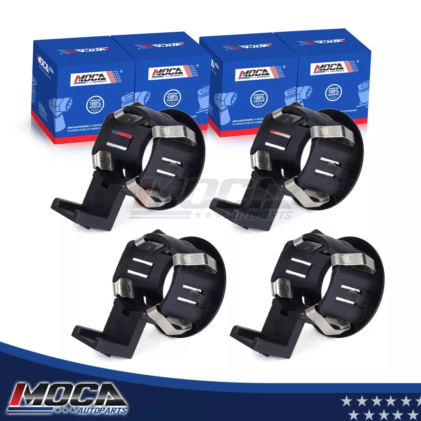 MOCA 4Pcs Parking Aid Sensor Bracket Fit for 2010-2013 Lexus GX460 & 2010-2012 Lexus RX350 RX450h & 2011-2017 Toyota Sienna