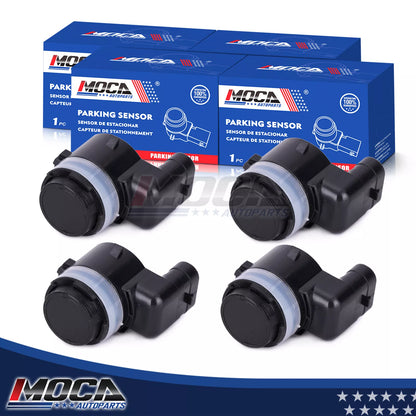 Sensor de asistencia al estacionamiento MOCA de 4 piezas compatible con BMW X3 (2011-2015), BMW X5 (2014-2015) y Mini Cooper Clubman (2016-2017)