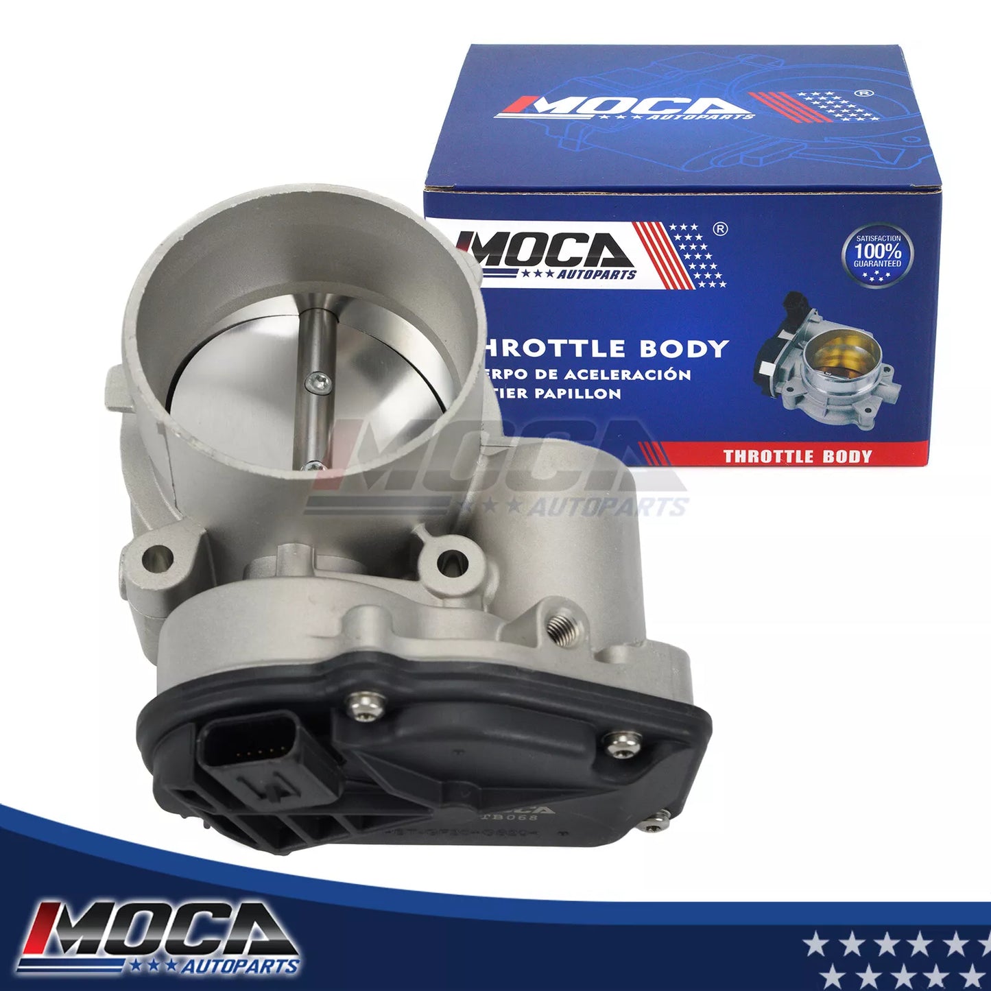 Cuerpo del acelerador MOCA compatible con Ford Edge V6 3.5L 2011-2018, Ford Mustang V6 3.7L 2011-2017, Ford Transit T250 V6 3.7L 2015-2019 y Lincoln MKZ V6 3.7L 2013-2016
