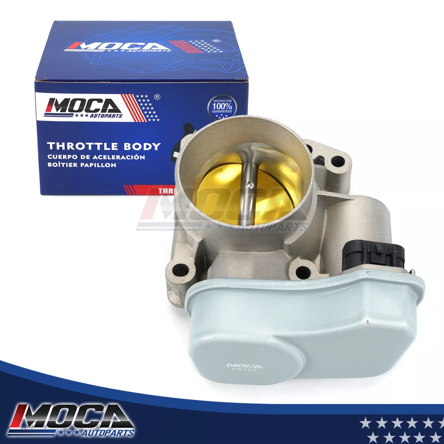 Cuerpo del acelerador MOCA compatible con Chevrolet Cobalt 2.2L 2005-2006, Chevrolet Malibu 2.2L 2004-2006 y Saturn Vue 2.2L 2002-2007