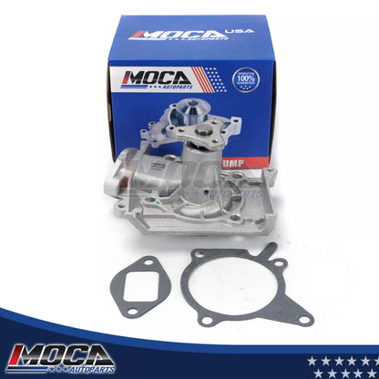 Bomba de agua de motor MOCA 145-1310 compatible con Ford Aspire 1.3L (94-97), Festiva 1.3L (88-93), Kia Sephia 1.6L (94-95), Mercury Tracer 1.6L (87-90), Mazda 323 (86-95), MX-3 1.6L (92-93)