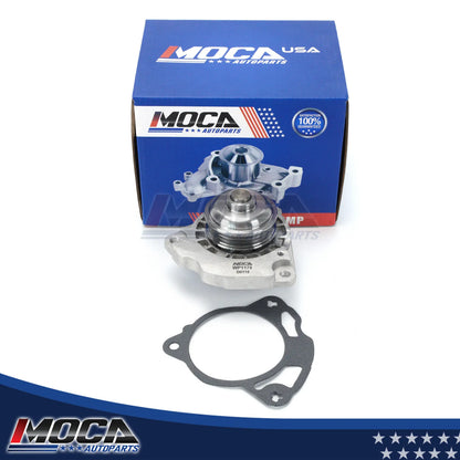 Bomba de agua de motor MOCA 125-3240 compatible con Ford Escape 3.0L (años 09-12), Ford Fusion 3.0L (años 10-12), Mazda Tribute 3.0L (años 09-11) y Mercury Mariner 3.0L (años 09-11).