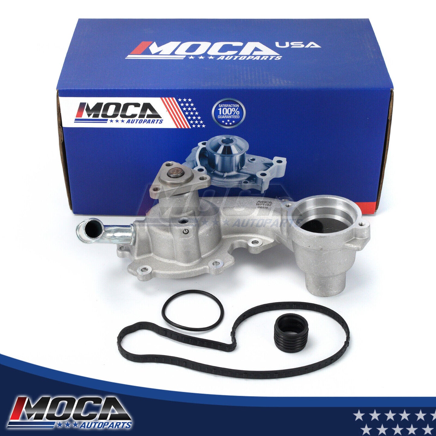 Bomba de agua de motor MOCA US8141 compatible con Ford Edge 2.7L 2016-2020 y Lincoln Continental 3.0L 17-20