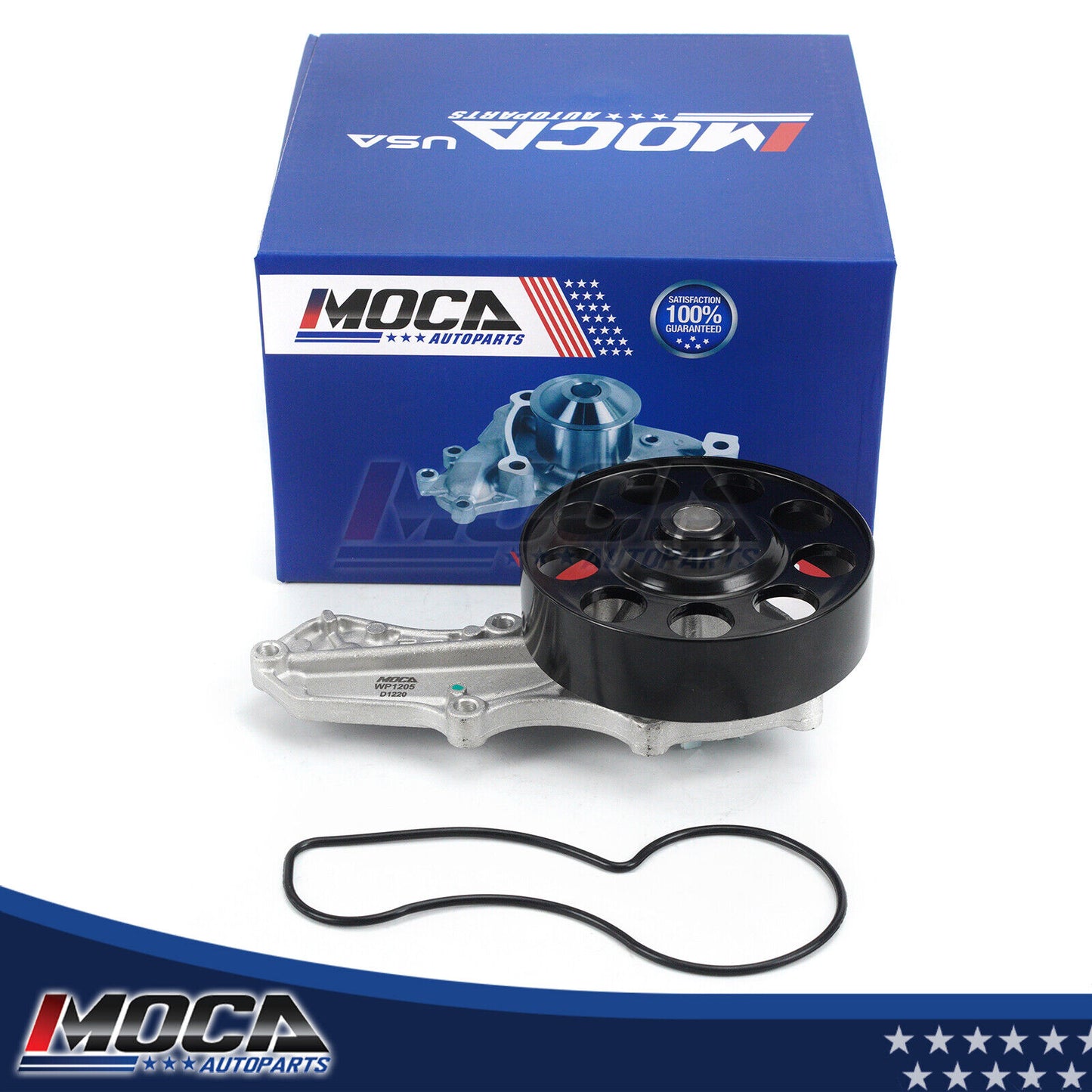 Bomba de agua de motor MOCA con junta de polea compatible con Acura TLX L4 2.4L 2015-2020 y Honda Accord L4 2.4L 2013-2017