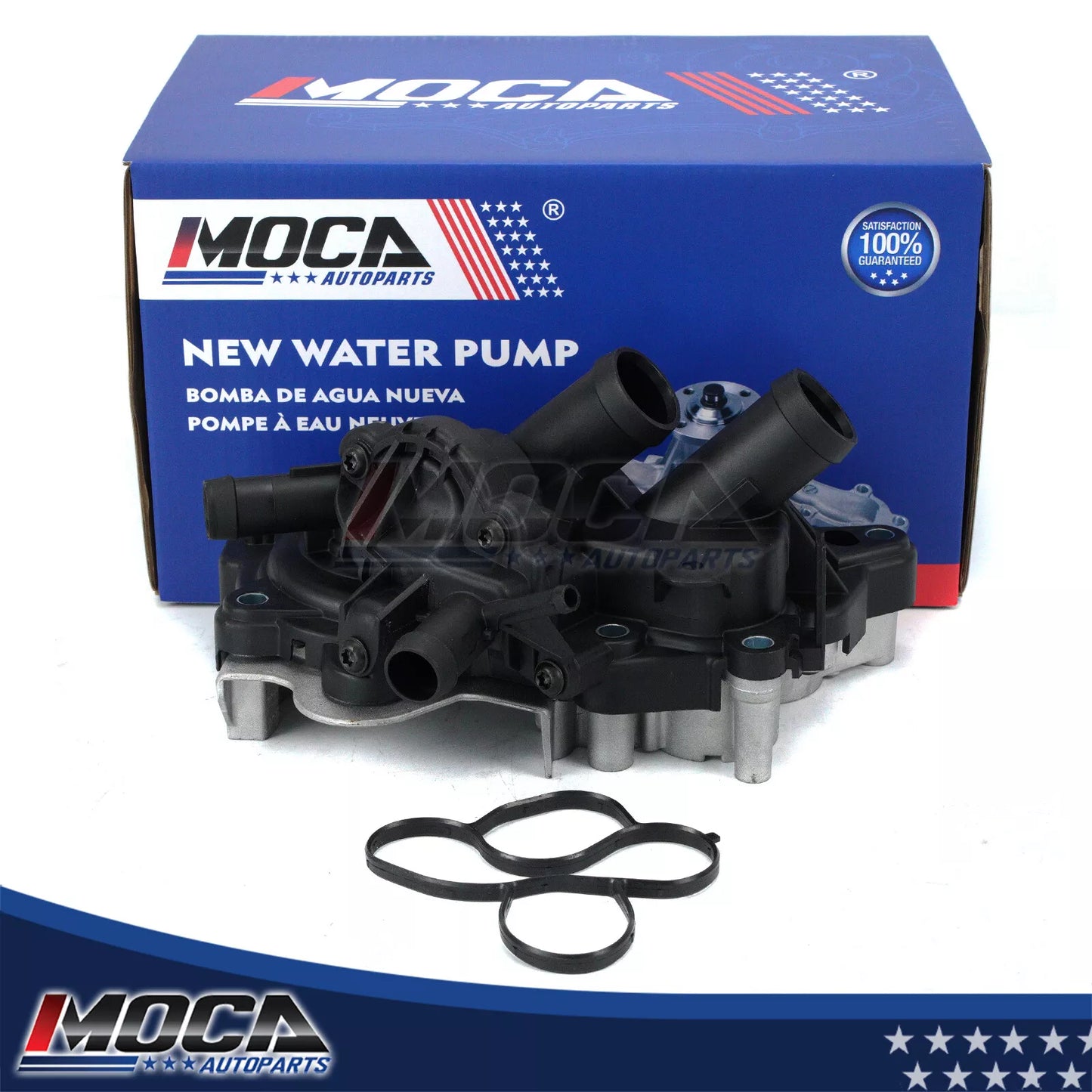 Bomba de agua MOCA 180-3070 compatible con Audi A3 Sportback e-tron 1.4L 2016-2018 y Volkswagen Jetta 1.4L 2015-2021 y Volkswagen Golf 1.4L 2019-2021