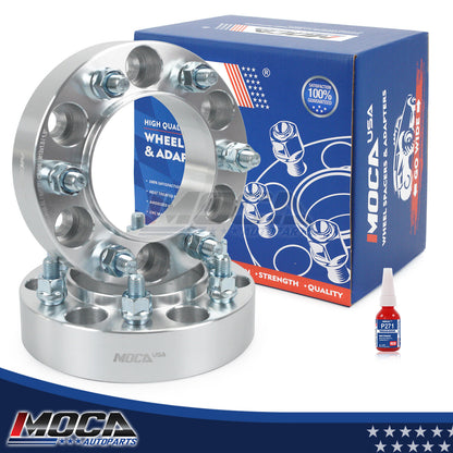 MOCA 2PC 1.5" Wheel Spacers 6x5.5 Hubcentric for 1996-2022 Toyota 4Runner & 2004-2019 Toyota Ventury & 2001-2007 Hyundai Terracan