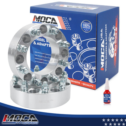 Espaciadores de rueda MOCA 2PC de 2" 8x170 para Ford F-250 Super Duty (1999-2016), Ford F-350 Super Duty (1999-2016) y Ford Excursion (2003-2005)