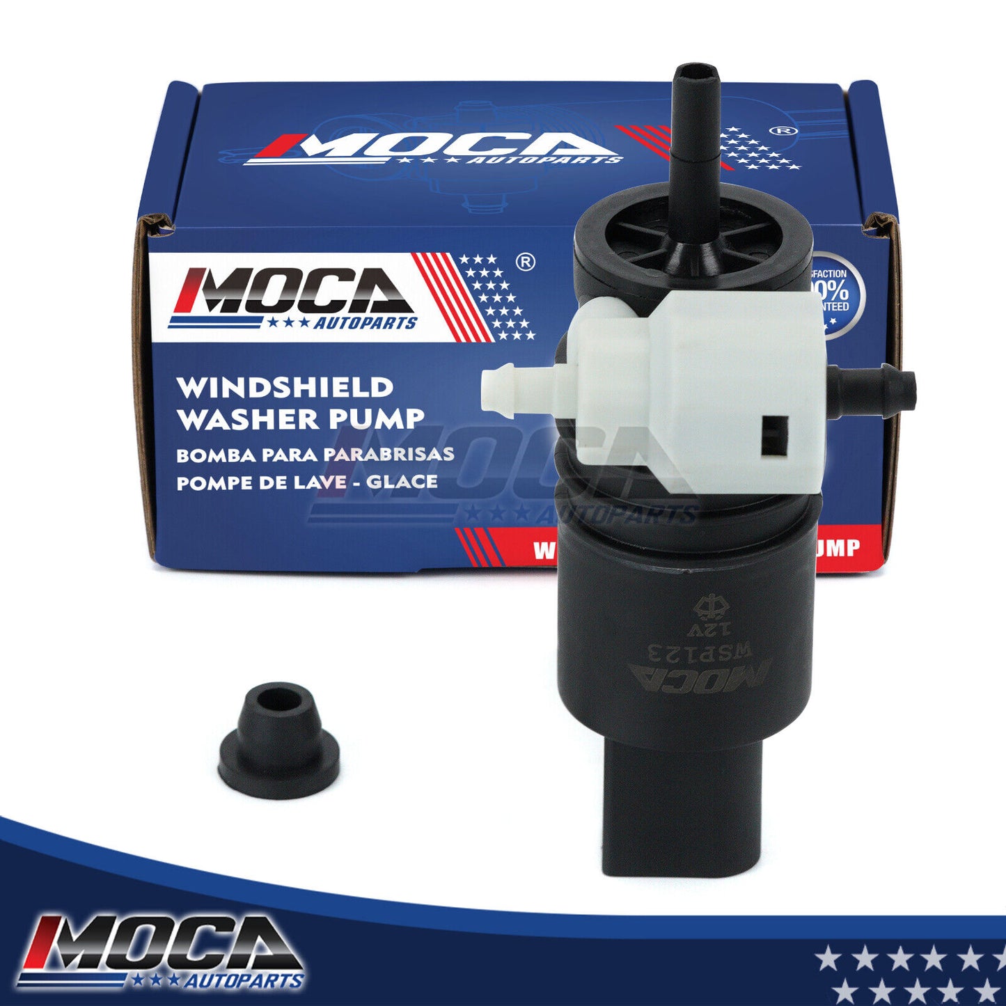 Bomba lavaparabrisas MOCA compatible con Jeep Compass 2017-2007, Audi SQ5 2021-2014 y Dodge Durango 2021-2011