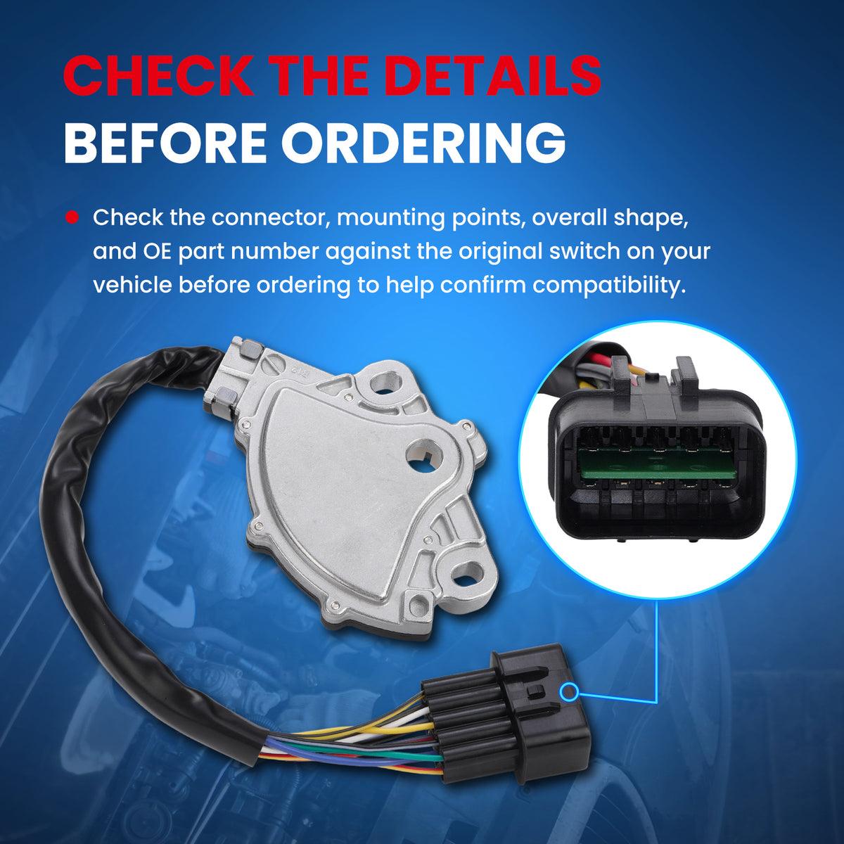 MOCA Neutral Safety Switch - SWC4879
