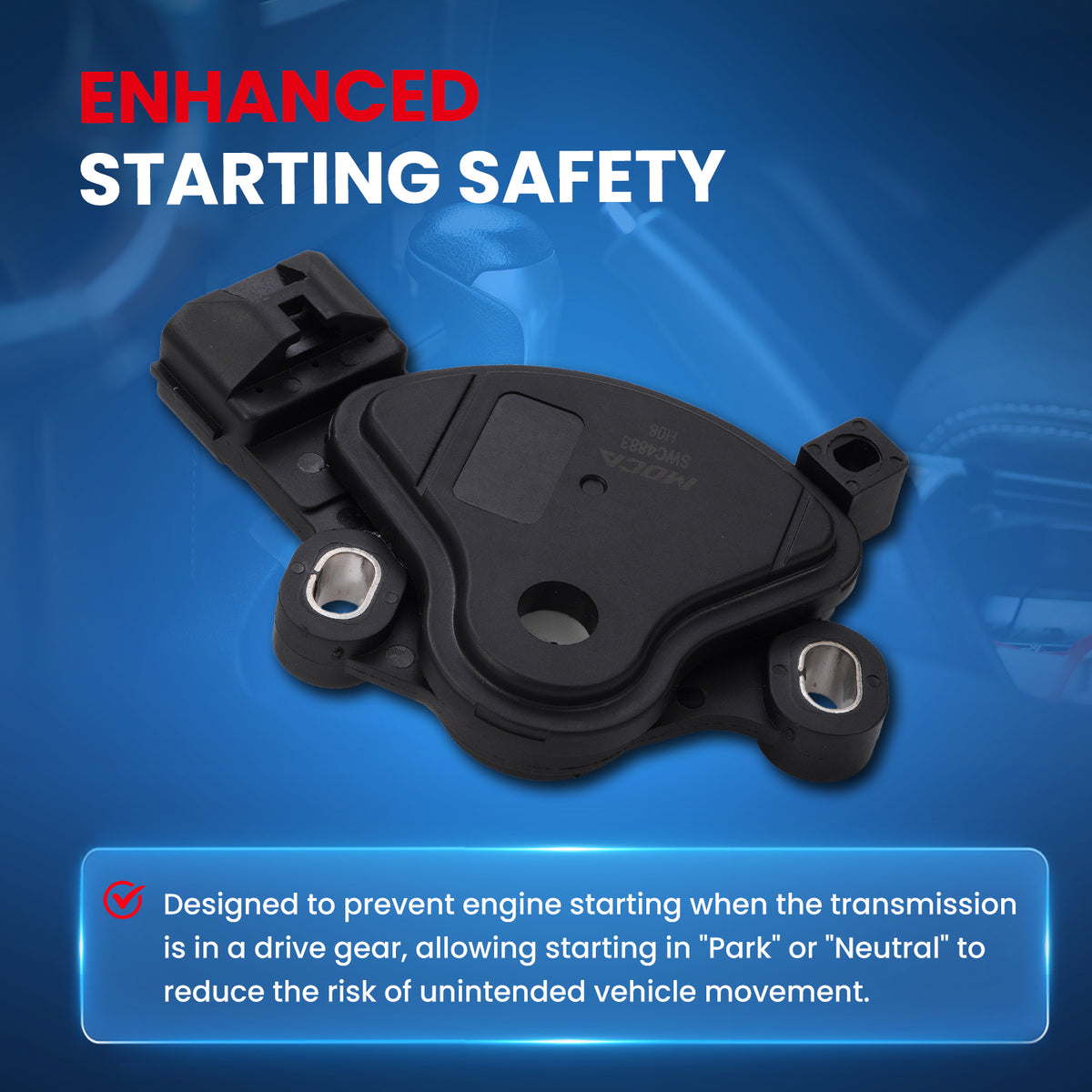 MOCA Neutral Safety Switch - SWC4883