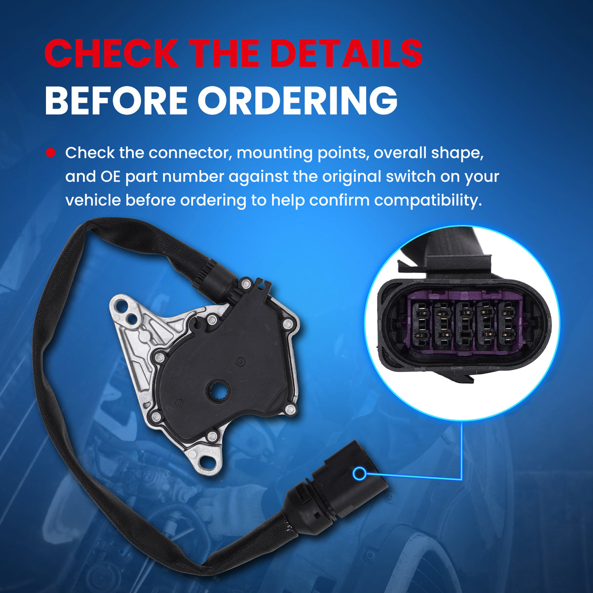 MOCA Neutral Safety Switch - SWC4890