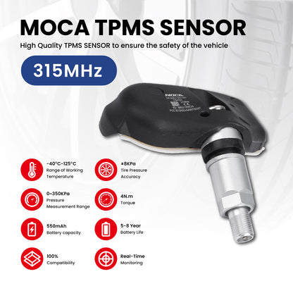 MOCA Tire Pressure Monitoring System TPMS Sensors - TS454