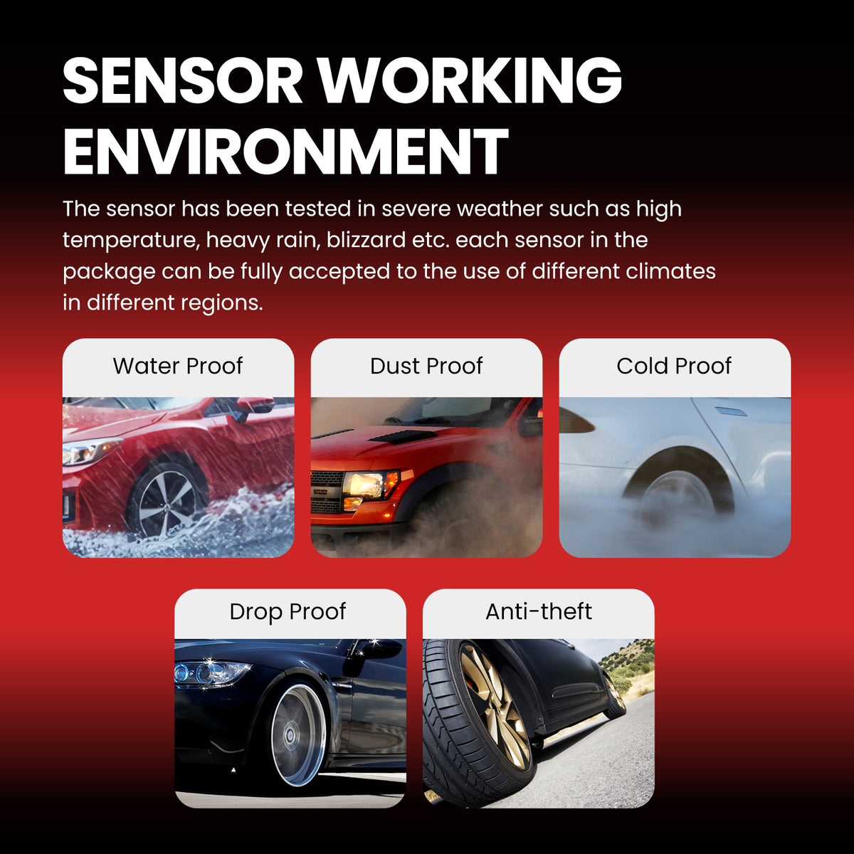 MOCA Tire Pressure Monitoring System TPMS Sensors - TS524